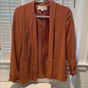 Forever 21 Women's Copper Blazer